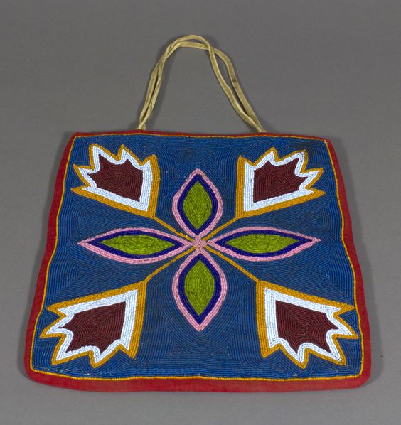 Native American Beaded Bag for Powwow