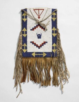 Native American Beaded Bag for Powwow