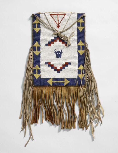 Native American Beaded Bag for Powwow