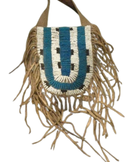 Native American Beaded Bag for Powwow PBG292