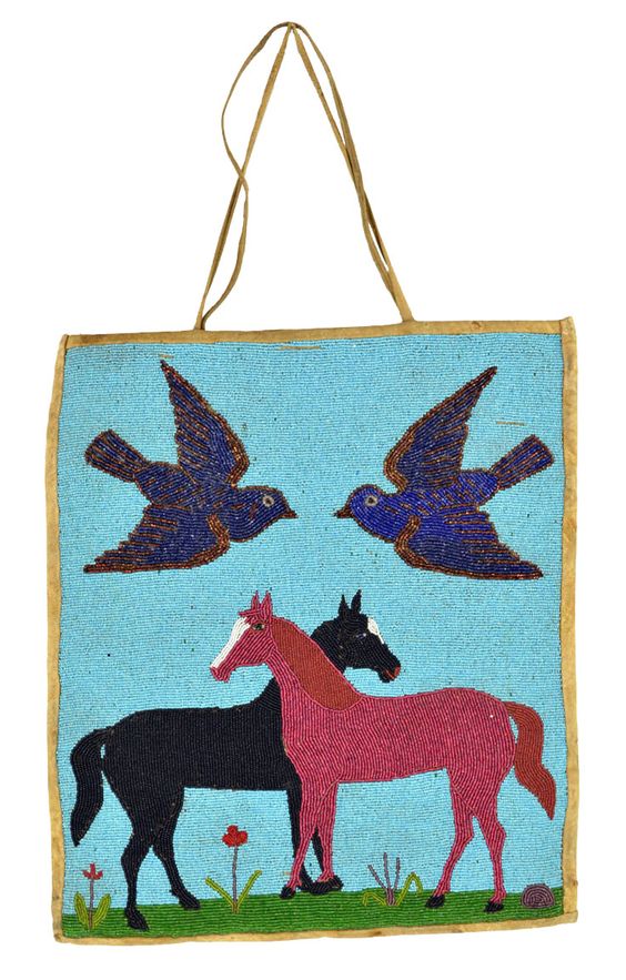 Native American Beaded Bag for Powwow