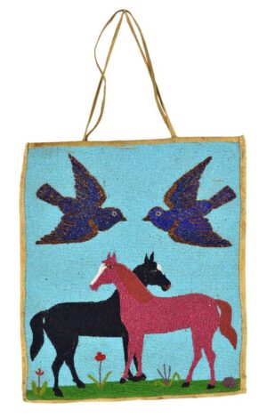 Native American Beaded Bag for Powwow