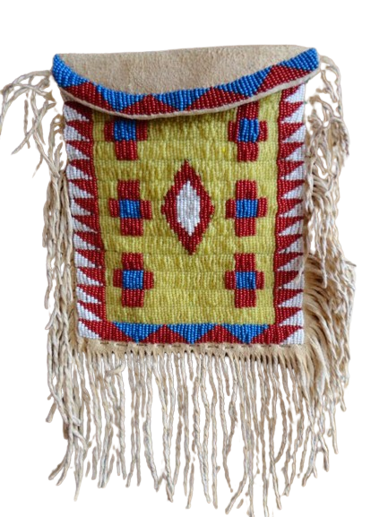 Native American Beaded Bag for Powwow