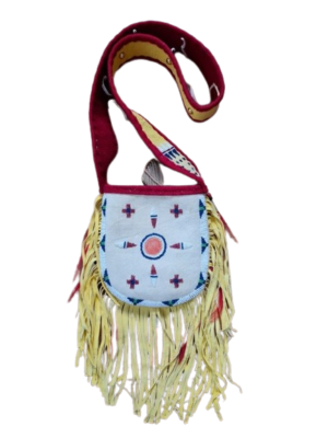 Native American Beaded Bag for Powwow