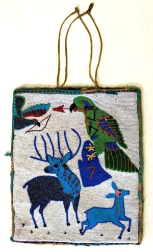 Native American Beaded Bag for Powwow