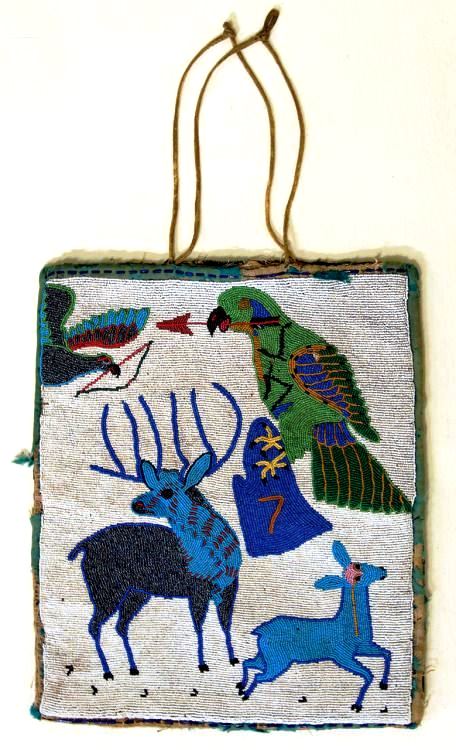 Native American Beaded Bag for Powwow