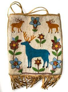 Native American Beaded Bag for Powwow