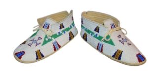 Beaded moccasin MOC 605 Native American Beaded Moccasins for Powwow