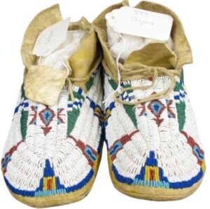 Beaded moccasin MOC 606 Native American Beaded Moccasins for Powwow