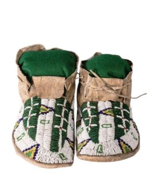 Native American Beaded Moccasins for Powwow
