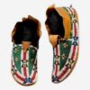 Native American Beaded Moccasins for Powwow