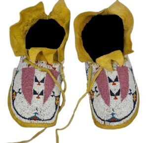 Native American Beaded Moccasins for Powwow