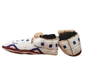Native American Beaded Moccasins for Powwow
