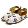 Native American Beaded Moccasins for Powwow