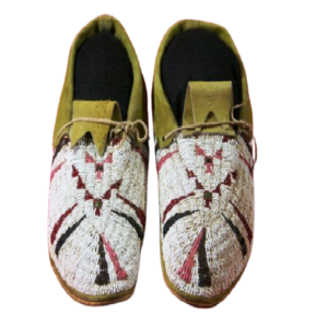 Native American Beaded Moccasins for Powwow