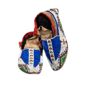 Native American Beaded Moccasins for Powwow