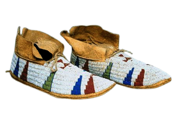 Native American Beaded Moccasins for Powwow