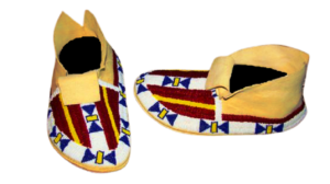 Native American Beaded Moccasins for Powwow