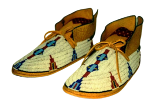 Native American Beaded Moccasins for Powwow