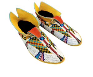 Native American Beaded Moccasins for Powwow