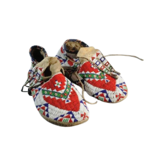 Native American Beaded Moccasins for Powwow