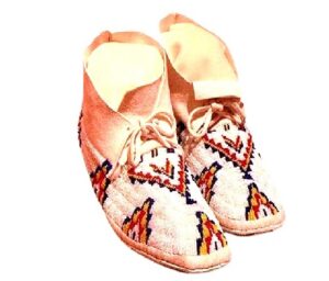 Beaded moccasin MOC 678 Native American Beaded Moccasins for Powwow
