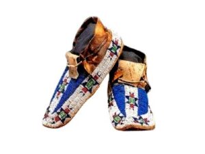 Beaded moccasin MOC 680 Native American Beaded Moccasins for Powwow