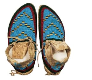 Native American Beaded Moccasins for Powwow