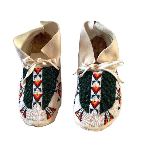 Native American Beaded Moccasins for Powwow