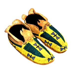 Native American Beaded Moccasins for Powwow