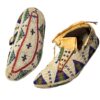 Native American Beaded Moccasins for Powwow