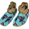 Native American Beaded Moccasins for Powwow
