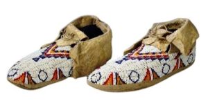 Beaded moccasin MOC 744 Native American Beaded Moccasins for Powwow
