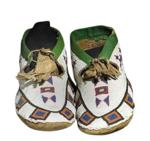 Beaded moccasin MOC 747 Native American Beaded Moccasins for Powwow