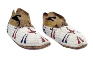 Native American Beaded Moccasins for Powwow