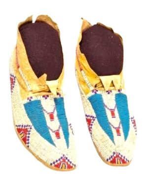Beaded moccasin MOC 764 Native American Beaded Moccasins for Powwow