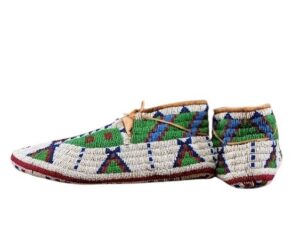 Beaded moccasin MOC 766 Native American Beaded Moccasins for Powwow