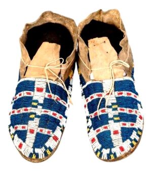 Beaded moccasin MOC 767 Native American Beaded Moccasins for Powwow