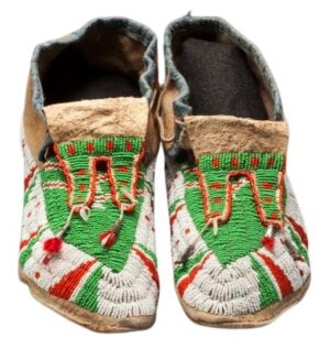 Beaded moccasin MOC 781 Native American Beaded Moccasins for Powwow
