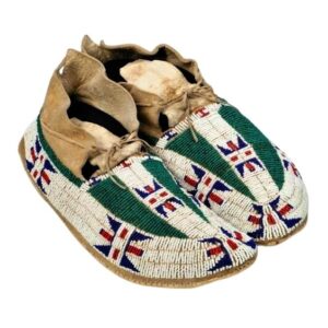Beaded moccasin MOC 782 Native American Beaded Moccasins for Powwow