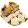 Native American Beaded Moccasins for Powwow