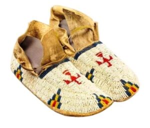 Beaded moccasin MOC 787 Native American Beaded Moccasins for Powwow