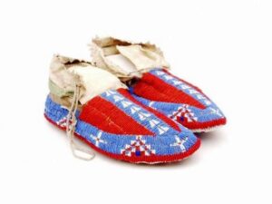Beaded moccasin MOC 789 Native American Beaded Moccasins for Powwow