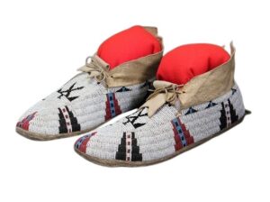Native American Beaded Moccasins for Powwow