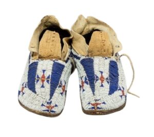 Native American Beaded Moccasins for Powwow