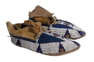 Native American Beaded Moccasins for Powwow