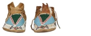 Native American Beaded Moccasins for Powwow