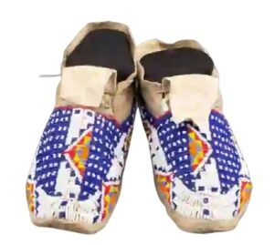 Native American Beaded Moccasins for Powwow