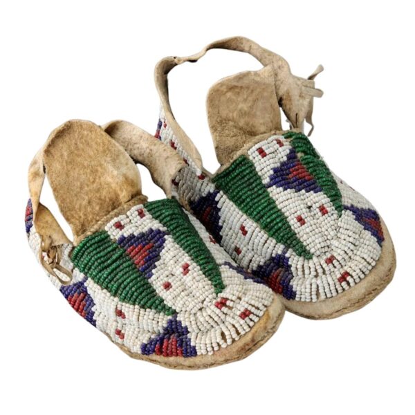 Native American Beaded Moccasins for Powwow