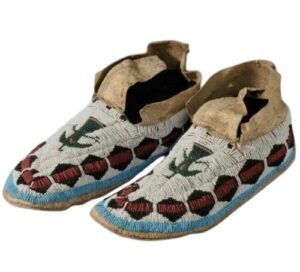 Native American Beaded Moccasins for Powwow